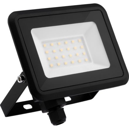 LED reflektor 20W 1700lm 4000K IP65 fekete SOLAS