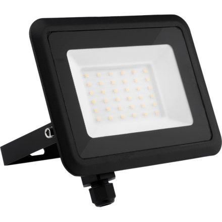 LED reflektor 30W 2550lm 4000K IP65 fekete SOLAS