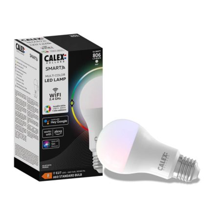 E27 SMART WiFi LED izzó 9.4W 806lm RGB + CCT TUYA CALEX