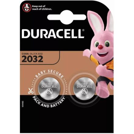 Duracell CR-2032 3V Gombelem 2db/csom