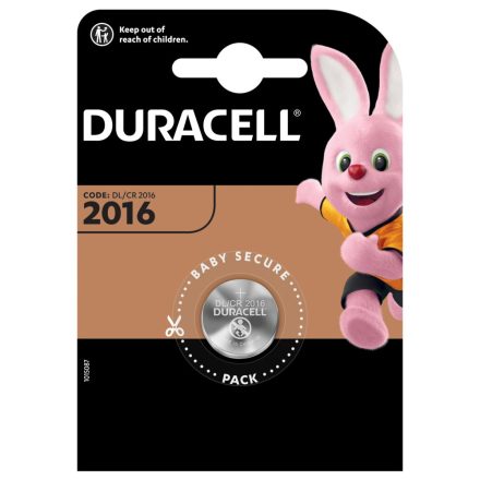 GOMBOS ELEMEK Duracell DL-2016 Buborékfólia 1 db.