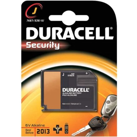 DURACELL J 7K67 4LR61 6V alkáli elemek 1 db-os buborékfólia.