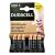 Duracell Basic AAA LR03 MN2400 1,5 V alkáli elemek 6 db-os buborékcsomagolás