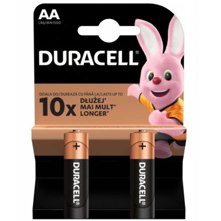 Duracell Basic AA LR6 alkáli elemek buborékfólia 2 db