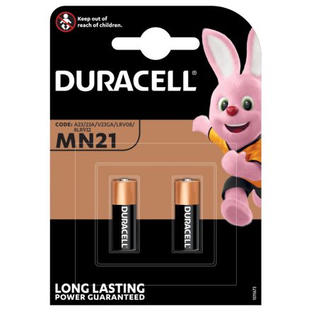 Speciális akkumulátorok DURACELL MN21 A23 V23GA 12V buborékfólia 2 db