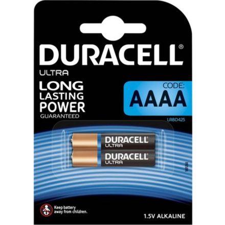 Duracell ULTRA AAAA alkáli elemek E96 LR8D425 1,5V buborékfólia 2 db