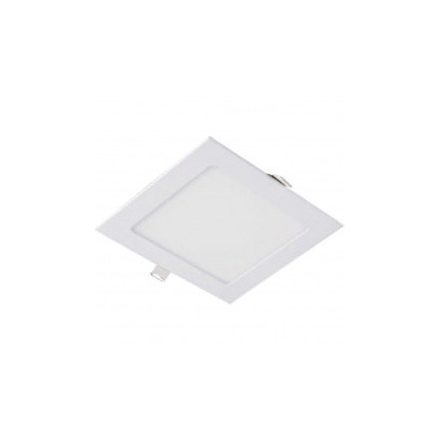 LED mennyezeti lámpatest fehér négyzet 12W 800lm 4000K semleges ECOLIGHT