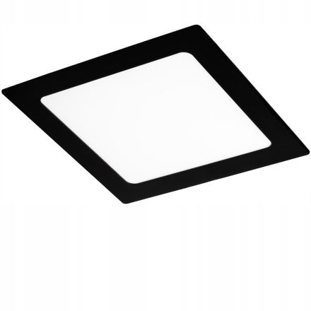 Mennyezeti LED panel 12W 4000K 800lm 16cm Felületre szerelhető négyzet fekete