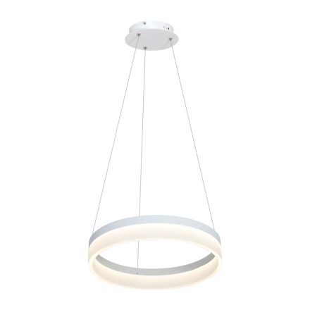 RING függőlámpa 24W fehér kör LED IP20 Fém és akril modern stílusú Milagro