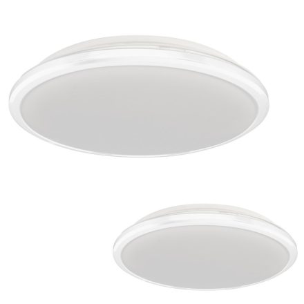 Felületre szerelhető LED mennyezeti lámpa TERMA fehér 24W LED IP44 Ø360 mm Milagro