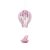 BALONIK függőlámpa 1xE27 60W Gyerek Balloon Mackó Pink MLP6426 Milagro Fém + Fa