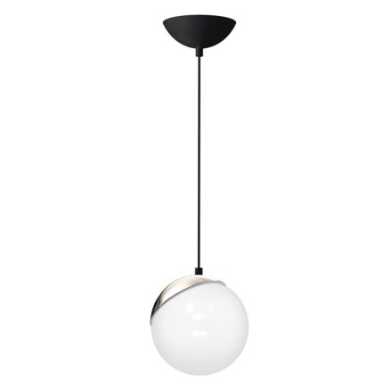 SFERA függőlámpa 1xE27 60W White Ball Króm részletek MLP4673 Milagro Fém + Üveg