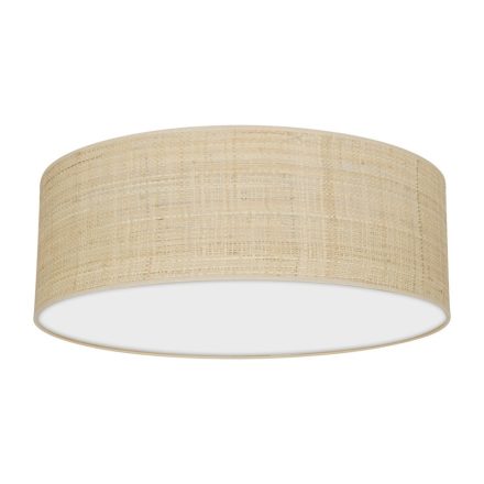 LED mennyezeti lámpa MARSHALL fehér rattan 3xE27 Ø50cm Milagro