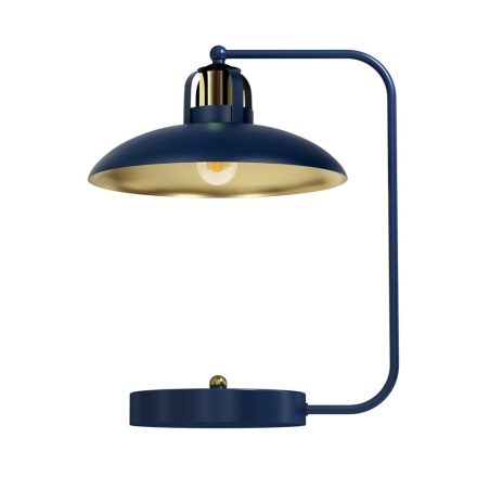 LED Asztali lámpa FELIX Navy blue Blue Gold 1xE27 Milagro