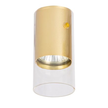 Felületre szerelt HALOGEN Downlight Tube Spot Ricky Round Gold GU10 MILAGRO