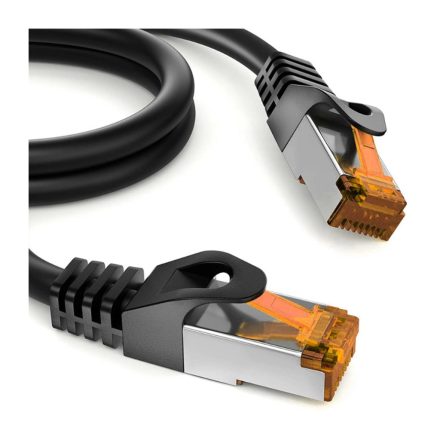 Árnyékolt LAN kábel 1,5 m S/FTP CAT. 6a RJ45 LIBOX Internet hálózati kábel