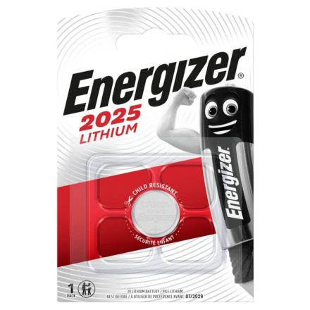 GOMBGOMB ELEMEK ENERGIZER CR-2025 DL-2025 3V Buborékfólia 1 db.