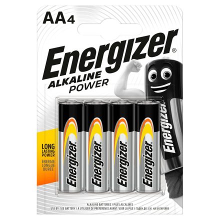 ENERGIZER AA alkáli elemek LR6 MN1500 1,5V buborékfólia 4 db