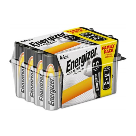 ENERGIZER ALKALINE AA Alkáli Elemek LR6 MN1500 1,5V Buborékfólia 24 db