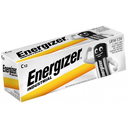 ENERGIZER INDUSTRIAL C LR14 alkáli elemek 12 db-os buborékcsomagolás