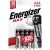 4x ENERGIZER MAX AAA LR03 1,5 V-os elemek buborékfóliában