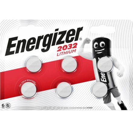 ENERGIZER akkumulátorok ELEKTRONIKUS KÉSZÜLÉKEKHEZ CR2032 Buborékfólia 6 db.