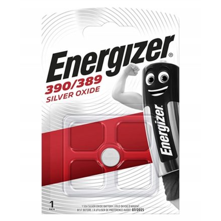 Ezüst Óraelem ENERGIZER 389 390 G10 SR54 1,5V Buborékfólia 1 db.