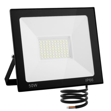 LED reflektor 50W 4500lm 6500K IP66 Fekete