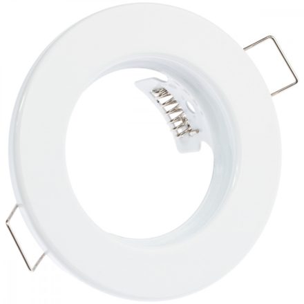 HALOGEN fixture süllyesztett, rögzített kerek fehér lap GU10 MR16