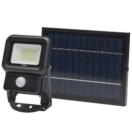 Solar LED reflektor lámpa 10W 6500K hideg 700lm IP65 Kobi mozgásérzékelő