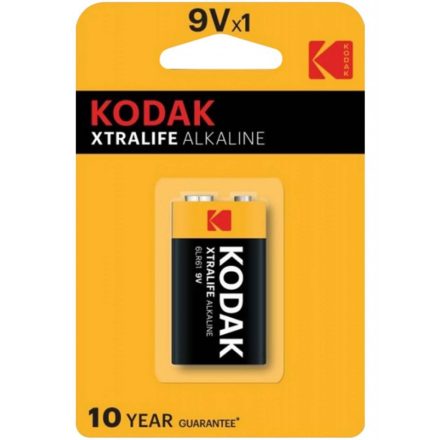 KODAK 6LR61 MX1604 E-BLOCK 9V alkáli elemek buborékfólia 1 db.