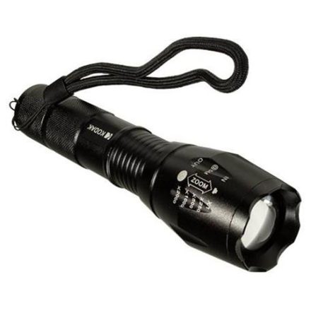 Kodak zseblámpa Ultra 290 ZOOM LED kézi zseblámpa + 3x AAA elem 30418363 alumínium