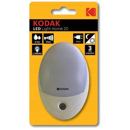 LED zseblámpa éjszakai lámpa alkonyat érzékelővel LIGHT HOME 1W 20lm IP42 KODAK