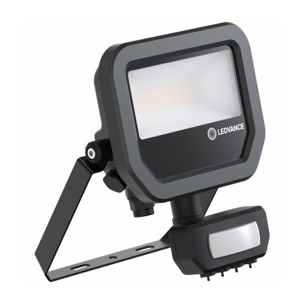 LED reflektor 8W 1100lm 3000K IP66 fekete LEDVANCE Floodlight mozgásérzékelővel