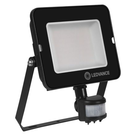 LED reflektor 50W 4500lm  IP65 fekete mozgás- és alkonyérzékelővel LEDVANCE COMPACT V