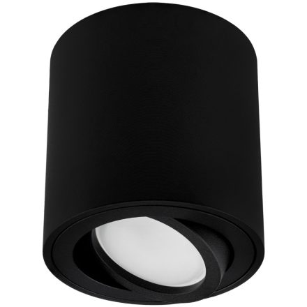 Felületre szerelhető HALOGEN Spotcső rögzítő AMAT-M GU10 LUMILED kerek fekete 84mm