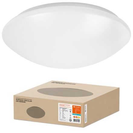 LED mennyezeti fali lámpa FELÜLETI KÖR ÉRZÉKELŐ 25 cm 13W 920lm 3000K IP44 LEDVANCE mozgásérzékelővel