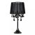 MONA asztali lámpa 3xE14 LED asztali éjszakai lámpa 68cm Crystals Glamour Black Light Prestige