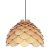 LED mennyezeti függőlámpa BURGO E27 túlnyúlás 35cm Boho Wooden Light Prestige