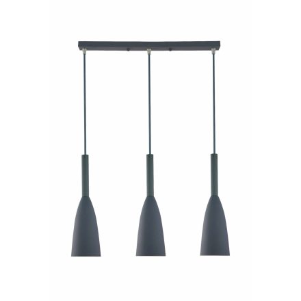 LED mennyezeti lámpa SOLIN 3xE27 Linear Modern Grey Light Prestige