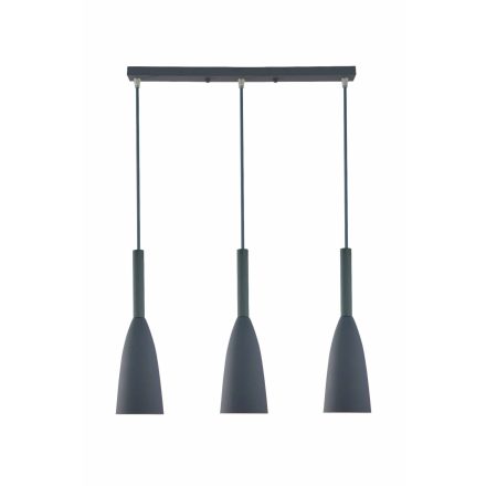 LED mennyezeti lámpa SOLIN 3xE27 Linear Modern Grey Light Prestige