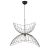 LED mennyezeti lámpa FLOWER E27 Wire Loft Black Light Prestige