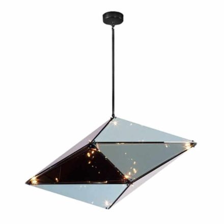 CONSTELLATION LED mennyezeti lámpa 7xG9 geometrikus fekete füstfény Prestige