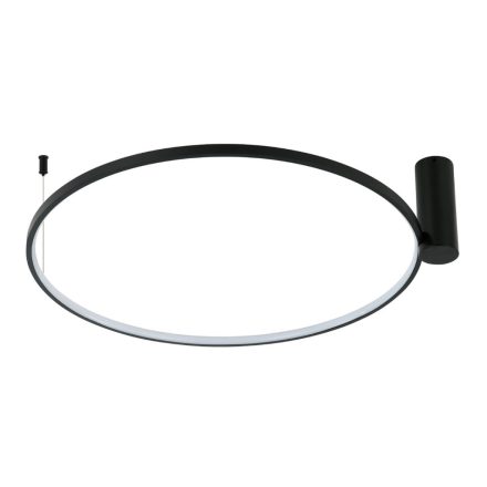 RING LED mennyezeti lámpa 35W 3000K kerek mennyezeti lámpa 60cm fekete fény Prestige