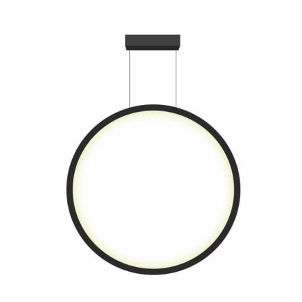 MIRROR LED mennyezeti lámpa 35W 3000K IP44 felni 60cm Modern fekete fény Prestige