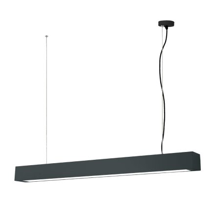 LED mennyezeti függőlámpa IBROS 24W 4000K 93cm Lineáris Minimalista Fekete Fény Prestige