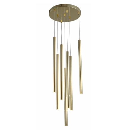 LUNGO LED mennyezeti lámpa 7xG9 Icicle Chandelier Glamour Gold Light Prestige