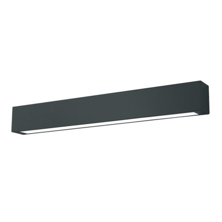 IBROS LED fali lámpa 12W 4000K IP44 Lineáris 93cm Minimalist Black Light Prestige