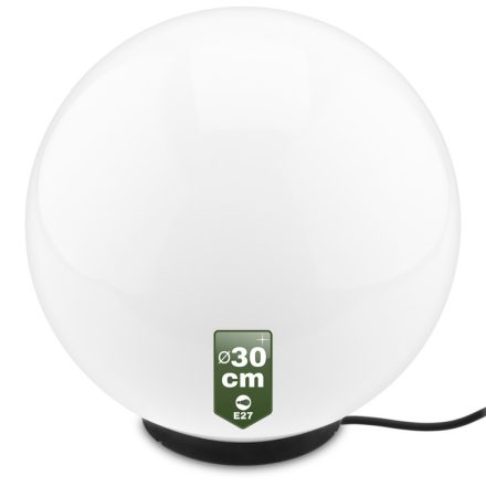 Kültéri kerti lámpa LED BALL 30CM E27 IP65 LUMIKULA2 LUMILED