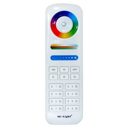 RGB+CCT LED rádió távirányító 8 ZONES Wi-Fi TOUCH Mi-Light - FUT089